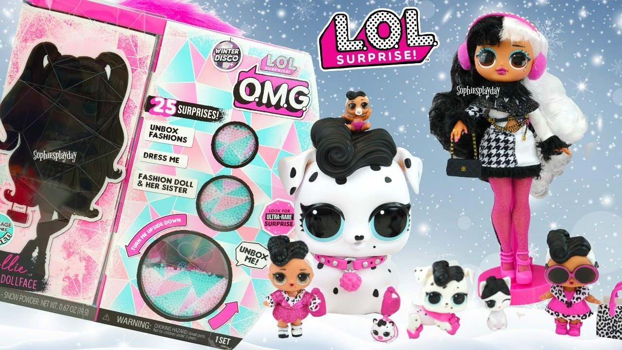 LOL Surprise Winter Disco OMG Dolls Dollie and Dollface Unboxings