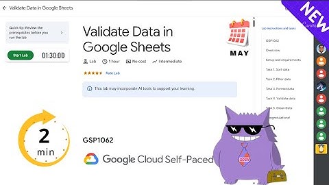 Validate Data in Google Sheets | #2025 | #GSP1062 |#qwiklabs |Solution