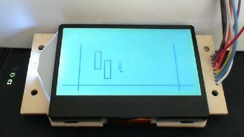 dogm128 library walking demo with adafruit st7565p display