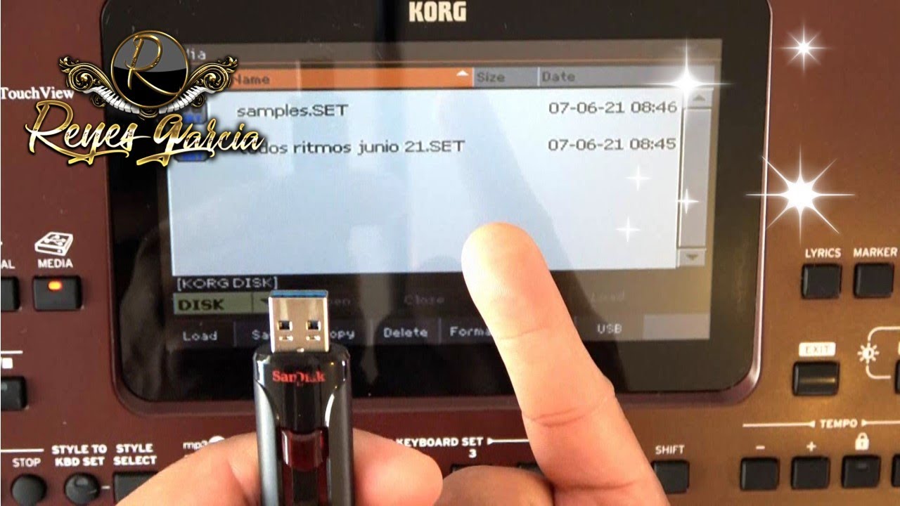 Como guardar un solo sample en USB en  un korg pa 600/700/900/1000/3X y 4X
