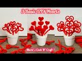 3 DIY Ideas Basic Heart Making From Pipe Cleaner/Chenille Stem #mariescookncraft #diy 