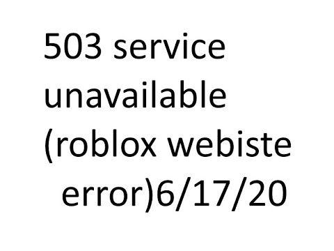 Ошибка 503 в роблокс. РОБЛОКС ошибка 503. 503 Service unavailable РОБЛОКС. Фото ошибки РОБЛОКСА. Шаблон ошибки 503.