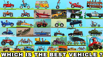Which vehicle is best in Hill Climb Racing?