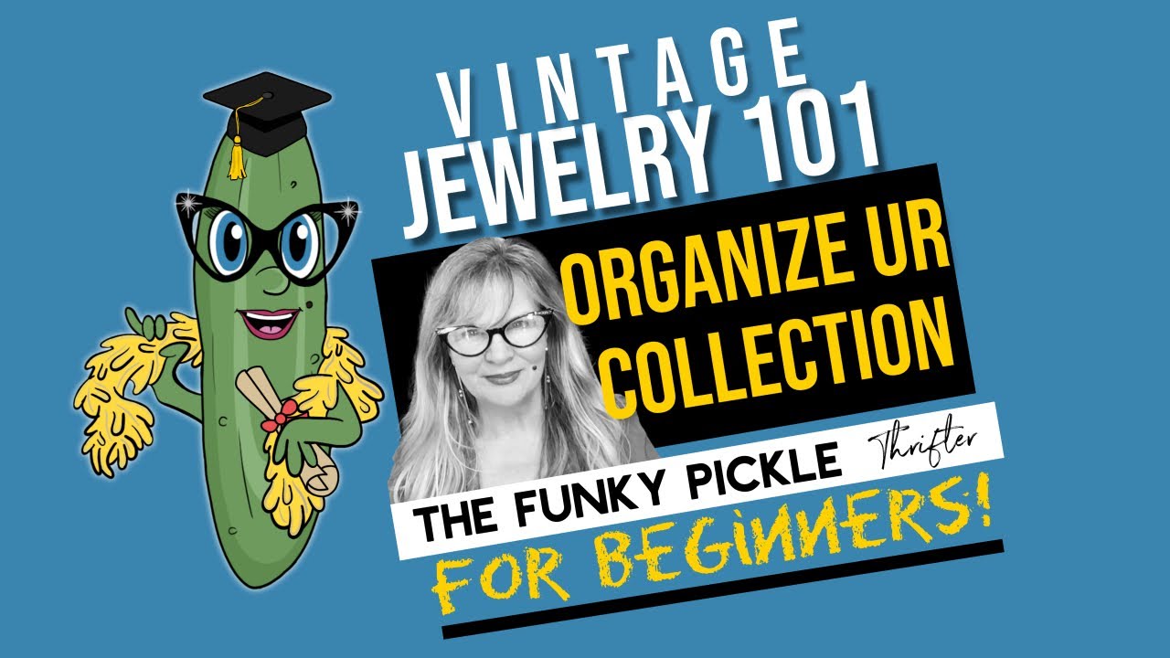 How I ORGANIZE My Vintage JEWELRY Collection 101 How to Sort MY HOARD
