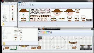 Java Game MS Paint Animation Test Left Walk Torso and Legs