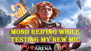 Mono Red Aggro - Testing My New Mic [STANDARD] Eng Audio | MTG ARENA #mtgarena #mtg #mtgstandard