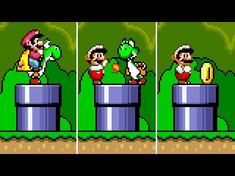 Video: Mario Schlug Yoshi In Super Mario World In Den Kopf