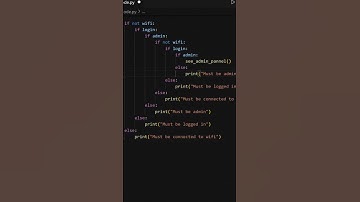 Avoid using nested if statements #python #programming #softwareengineer
