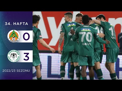 C. Alanyaspor (0-3) A. Konyaspor | 34. Hafta - 2022/23