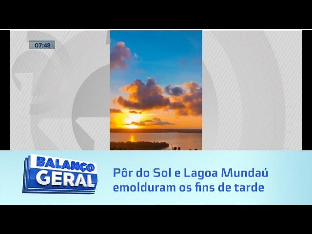 Belezura em Maceió: Pôr do Sol e Lagoa Mundaú emolduram os fins de tarde no Mirante no Santa Amélia