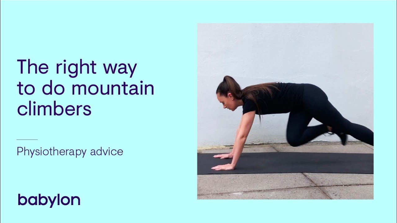 How To Do Mountain Climbers At Home [Exercise At Home] - Youtube