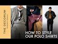  silk knit polo  how to style our polo shirts