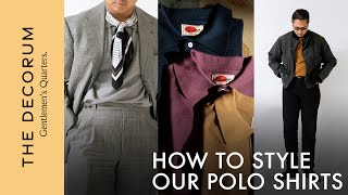 แมชท์ลุคเสื้อ Silk Knit Polo : How To Style Our Polo Shirts