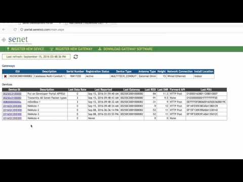 Registering Your LoRa Device on the Senet Network