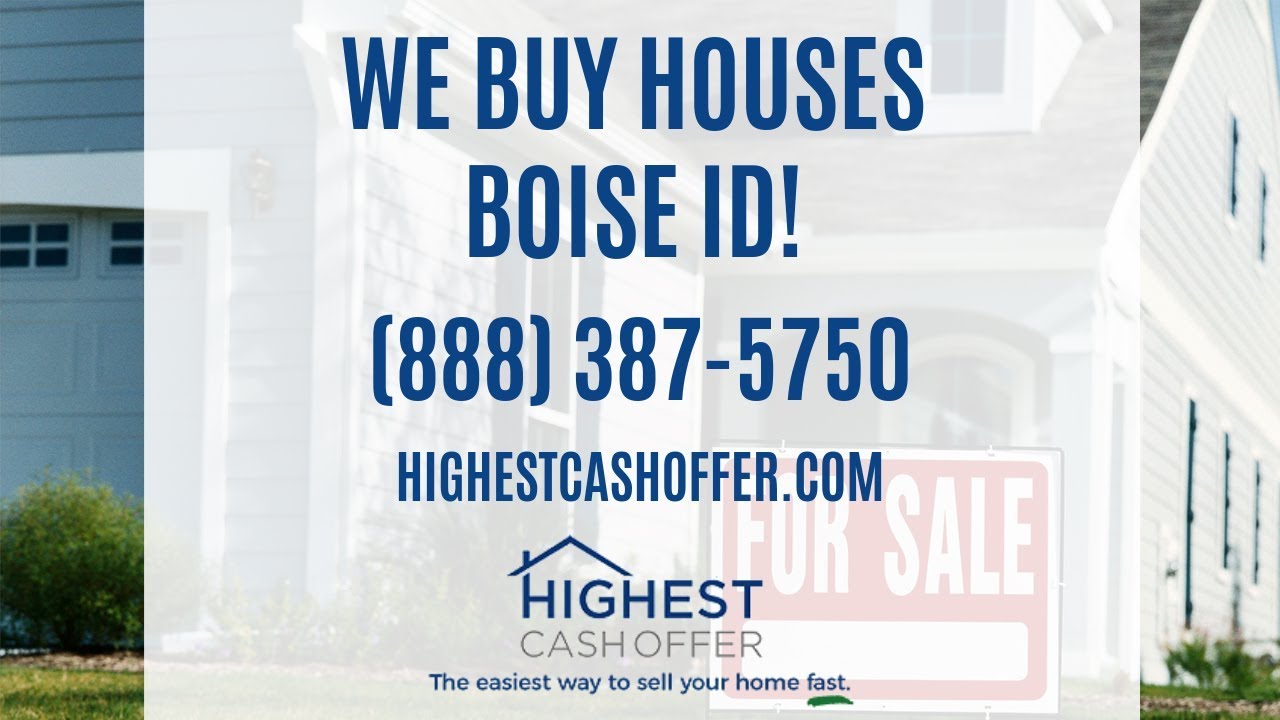 We Buy Houses Boise ID - Sell My House Fast