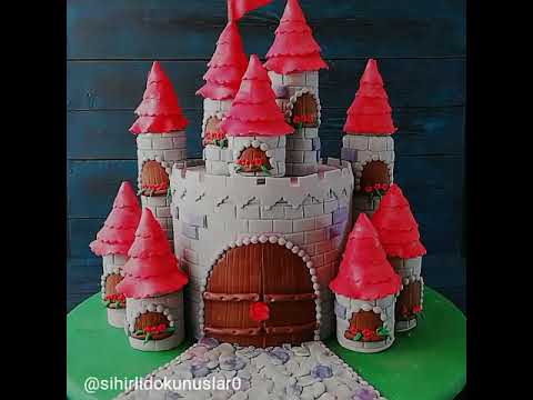 EASY PRINCESS CASTLE CAKE - ŞATO PASTA