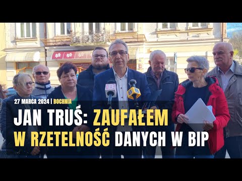 Briefing prasowy Jana Trusia m.in. w sprawie postanowienia sądu i publikacji przeprosin [27.03.2024]