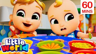 Lunch Time with Nico and Nina | Kids Songs & Nursery Rhymes by Little World