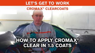 How to apply Cromax Clear in 1.5 coats screenshot 4