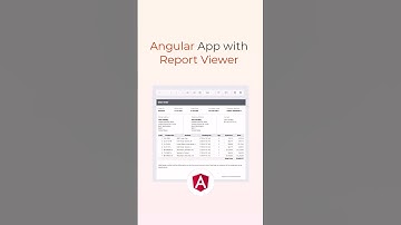 How to Add a Report Viewer to Your Angular App?