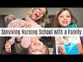 How to Survive Nursing School with a Family | Nursing Student Tips Vlog | Alyssa All Day