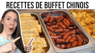 On Fait 3 Recettes De Buffet Chinois Canadien Saucisses En Sirop Boules De Poulet Et Egg Rolls