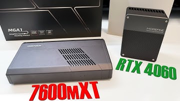 MINISFORUM eGPU Dock MGA1  ( AMD 7600m XT vs Nvidia RTX 4060 )