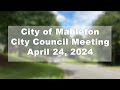 City of mableton  city council meeting  april 24 2024