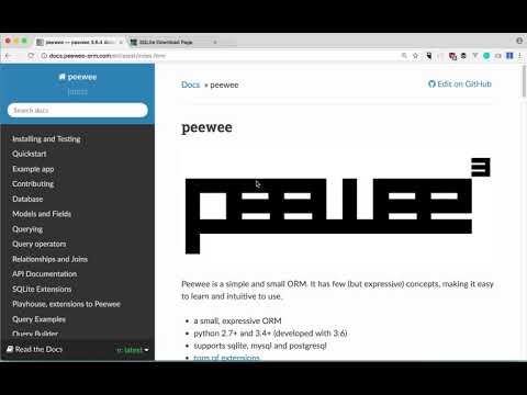 0 intro database dan peewee