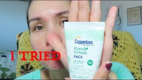 Coppertone pure & simple spf 50 sunscreen lotion reviews