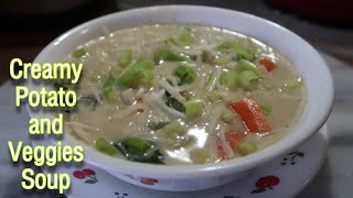 Creamy Homemade Potato and Veggies Soup I How to make easy potato soup