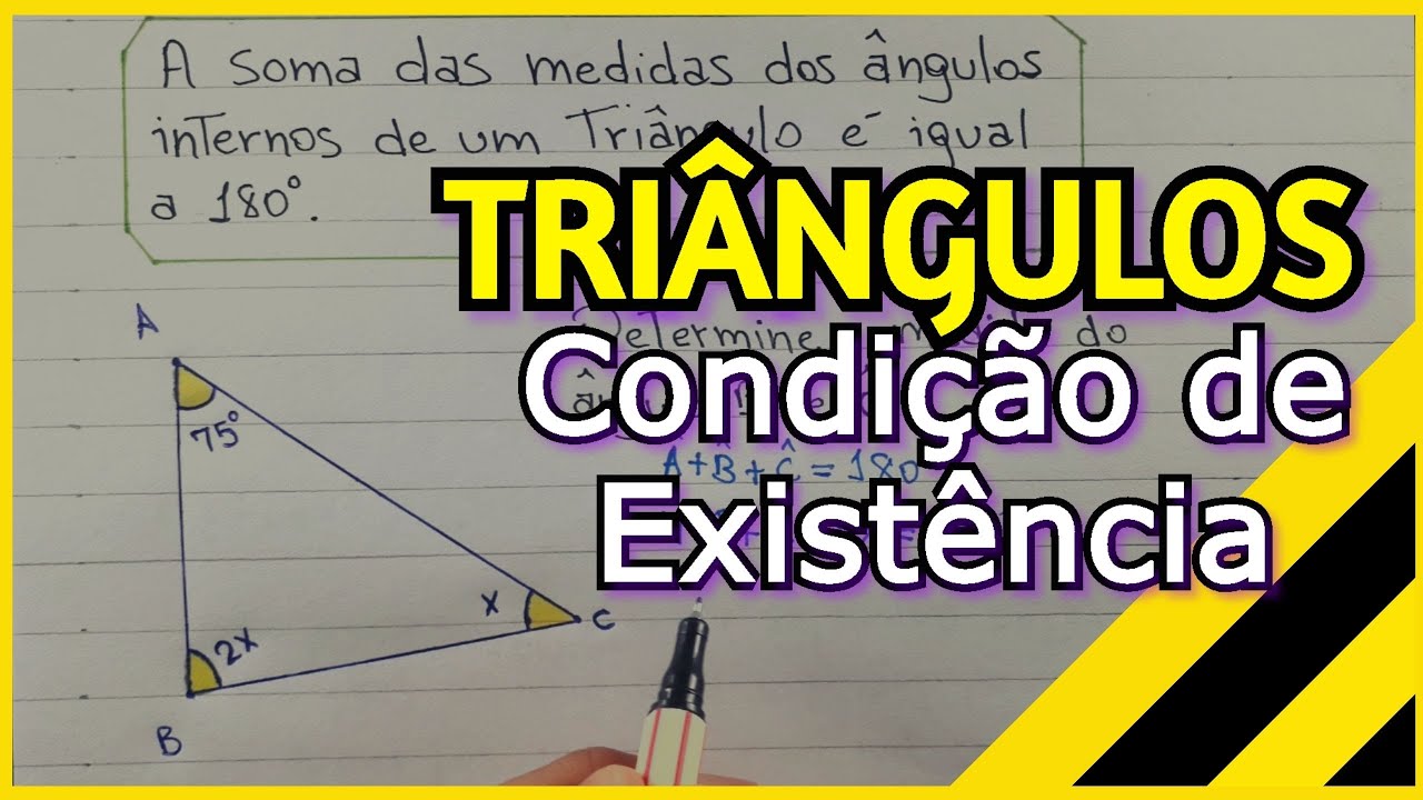 CONDIÇÃO DE EXISTÊNCIA DE UM TRIÂNGULO #02, TRIÂNGULOS