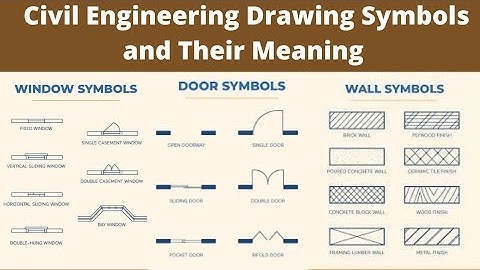 Civil Engineering Drawing Symbols and Their Meaning