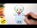 How to Draw a Cute Sheep Macaron from Amagi Brilliant Park ✿ Video Tutorials