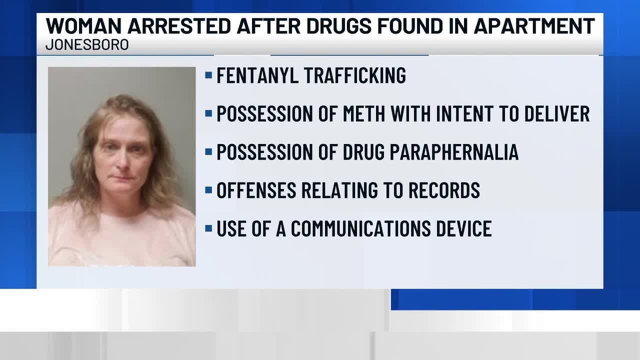 Drug task force arrests woman after finding meth laced with fentanyl in ...