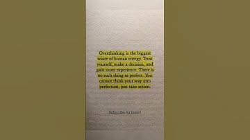 STOP Overthinking! 🤯 Just Take Action & Trust Yourself | Motivational Quote #motivation  #Shorts