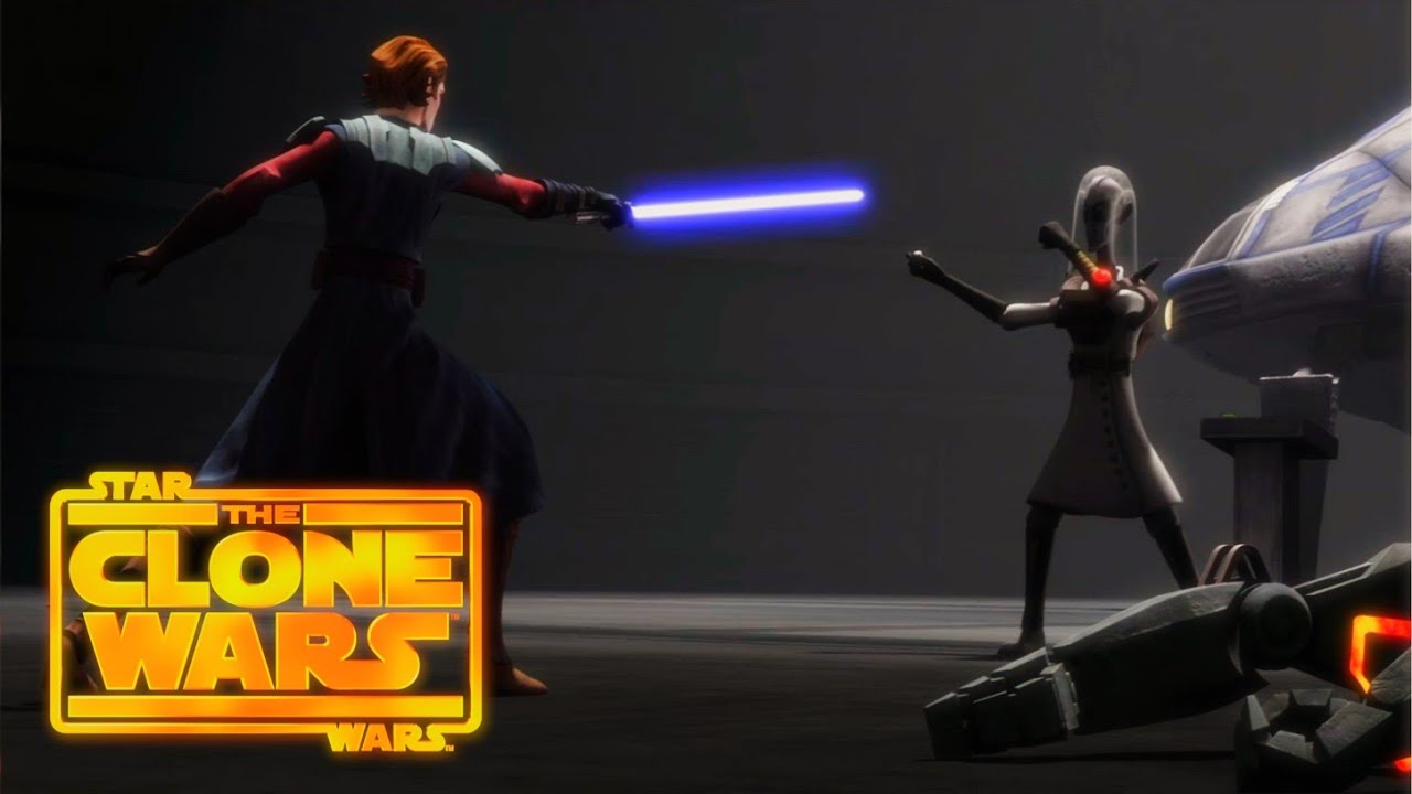 Anakin Skywalker vs Dr. Nuvo Vindi [4K HDR] - Star Wars: The Clone Wars