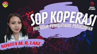 SOP PENYELESAIAN PERSELISIHAN