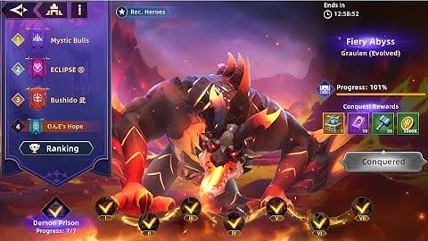 IMR Infinite Magicraid Demon Conquest Fiery Abyss All Boss Guide