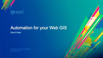 Automation for your Web GIS