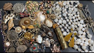 Part 2 Vintage Jewelry Estate Sale Cameos Oh My