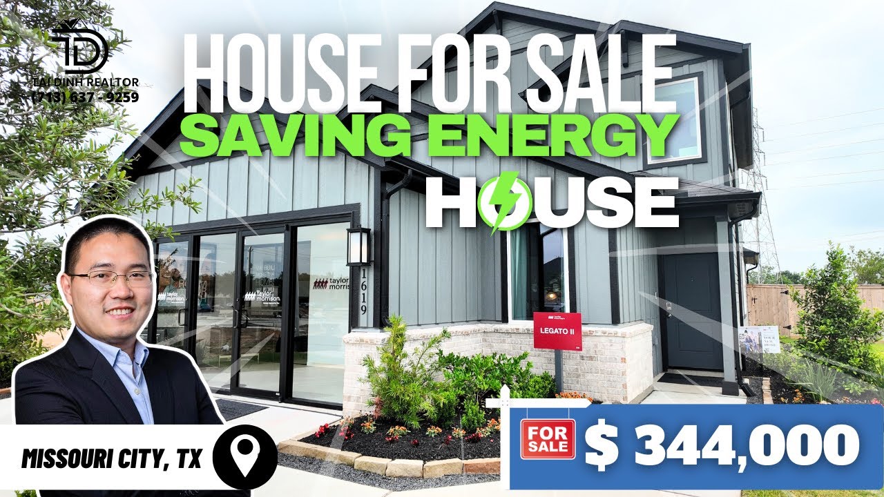 H038 - MISSOURI CITY, TX  -  MẪU NHÀ TIẾT KIỆM NĂNG LƯỢNG - CHẤM LỜI 6% - TẶNG 3% CLOSING COST !