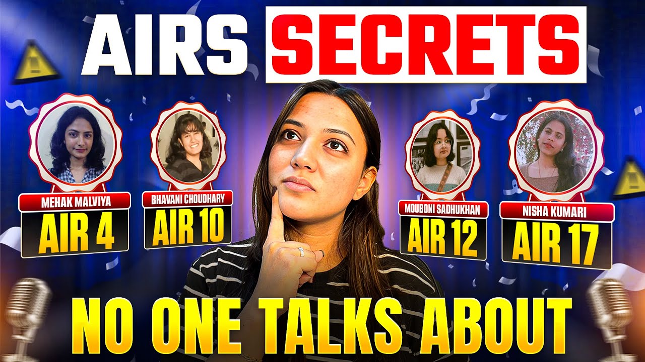 4 All India Rankers Reveal Their CS Study Secrets | CS Students Must ...