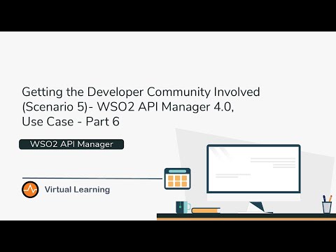 Getting the Developer Community Involved (Scenario 5) - WSO2 API Manager 4.0 Use Case - Part 6