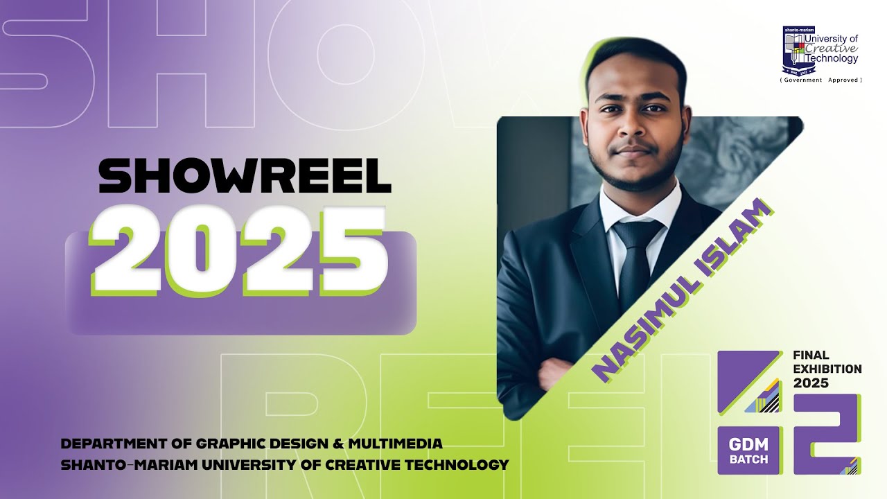 Branding Motion & VFX Showreel 2025 | Nasimul Islam | Graphic Design & Multimedia | Adobefaysal
