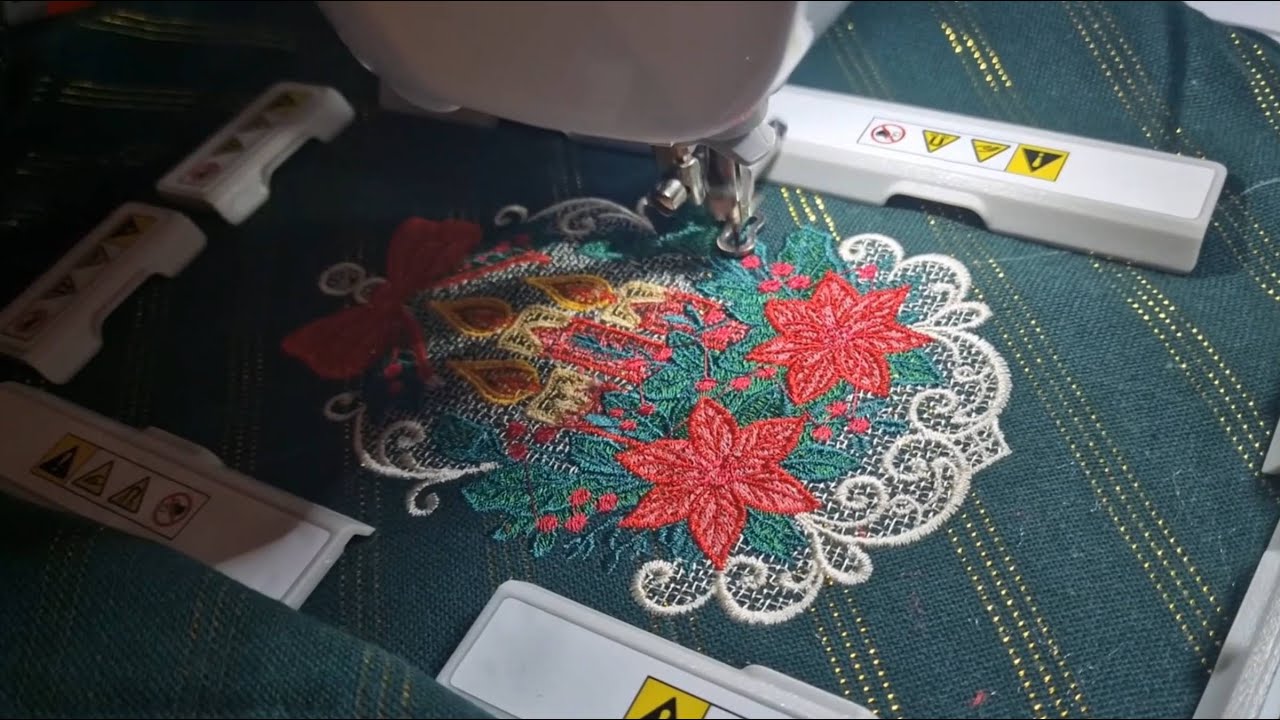 Wie verwendet man den magnetischen Stickrahmen SA434M für geteilte Logos auf der Brother M240ED?