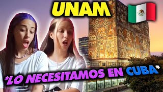 CUBANAS REACCIONAN a LA UNAM **QUEDAMOS IMPACTADAS**