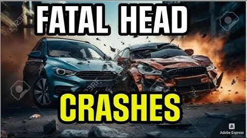 Fatal Head -On Collisions Caught On Camera   Car Crash Compilation   Dash Cam Videos