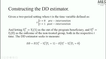 Econometrics Offline Training: Difference in Difference -Video 2 : Treatment effect