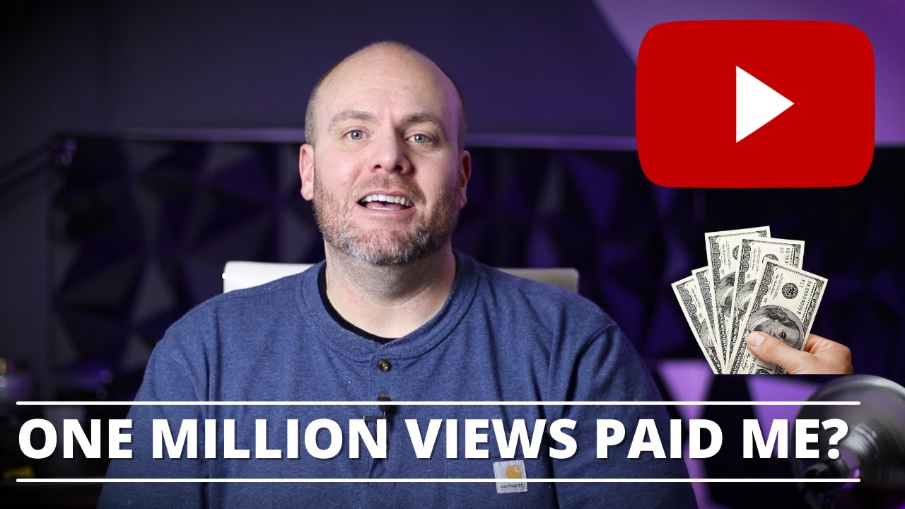 How much I got paid from youtube for a video with over one million ...